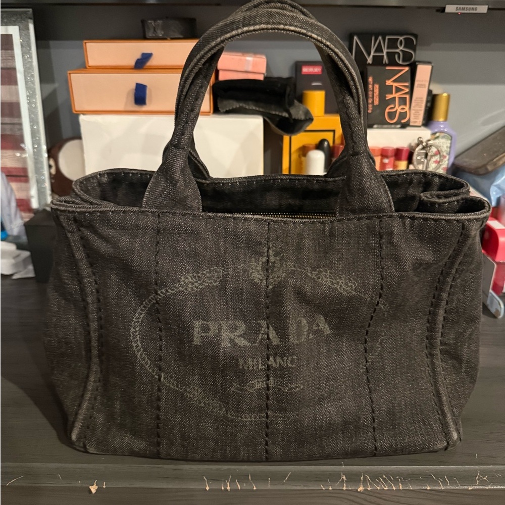 Prada Canapa black denim